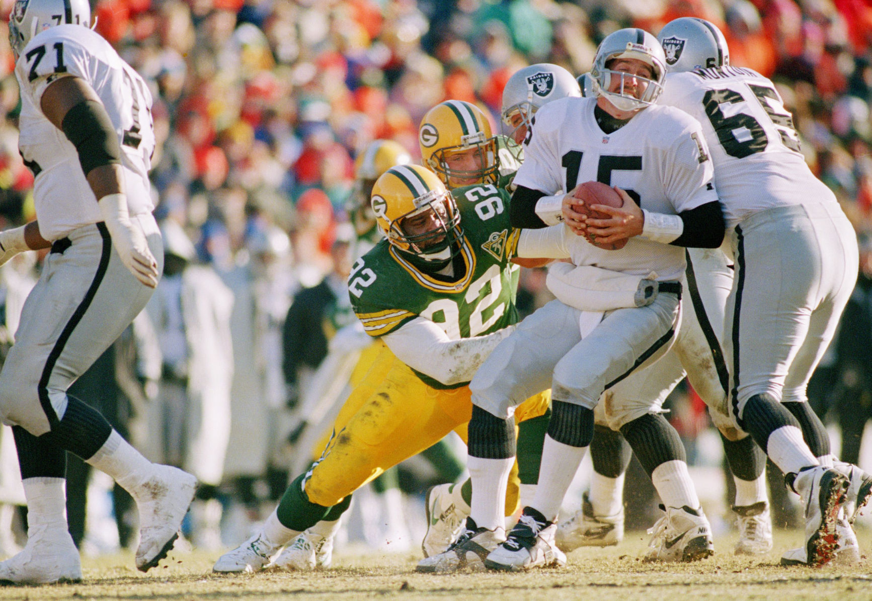 Reggie White, Jeff Hostetler, Max Montoya